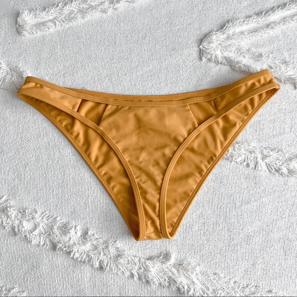 Lovers + Friends prove it yellow cut out bikini bottoms